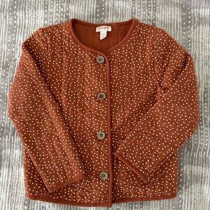 Cat & Jack Kids' Rust Polka Dot Blazer